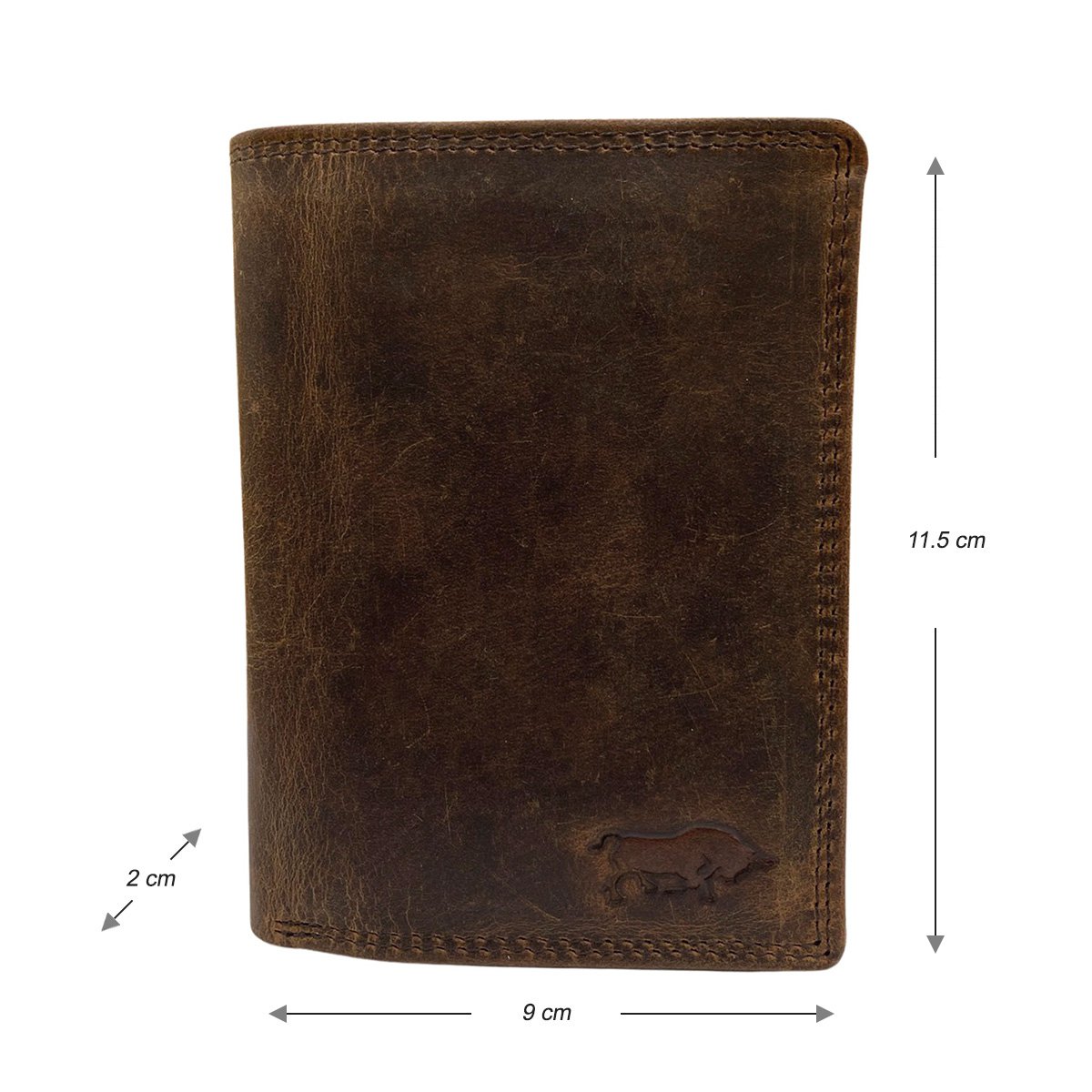 Portfel Męski - Portfel Męski - Arrigo Portfel - Model portfela w 3 kolorach Buffalo Leather