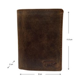 Geldbörse Herren - Geldbörse Herren - Arrigo Wallet - Billfold Modell in 3 Farben Büffelleder