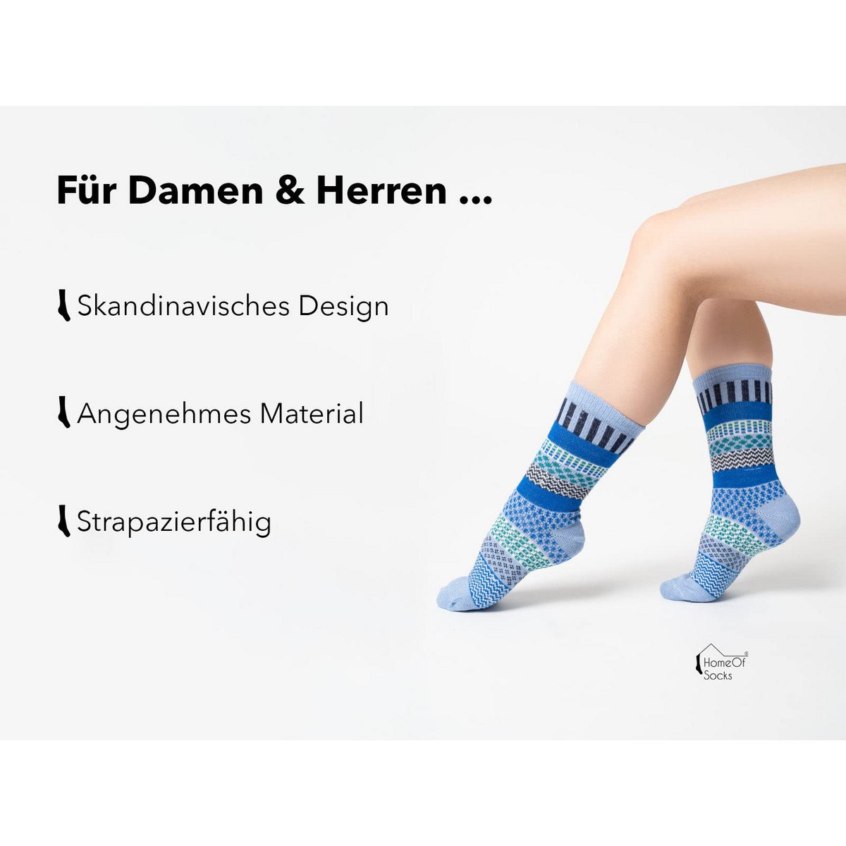 2 pairs 45% wool socks colorful s design 2 couple