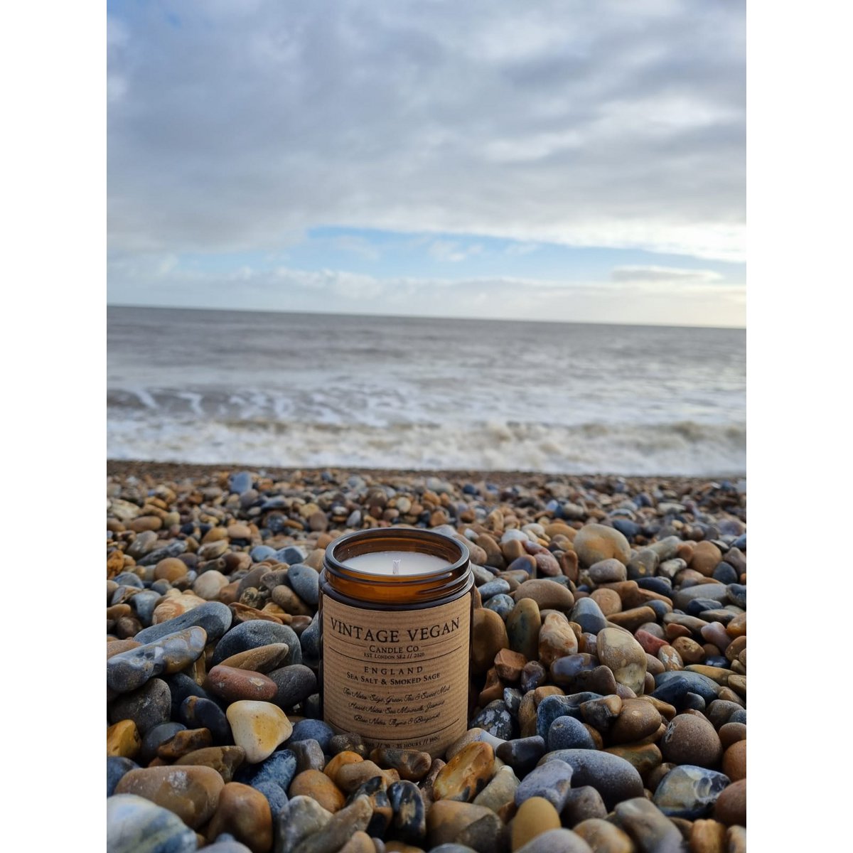 England Smoked Sage & Seasalt Vintage Vegan Soy Candle