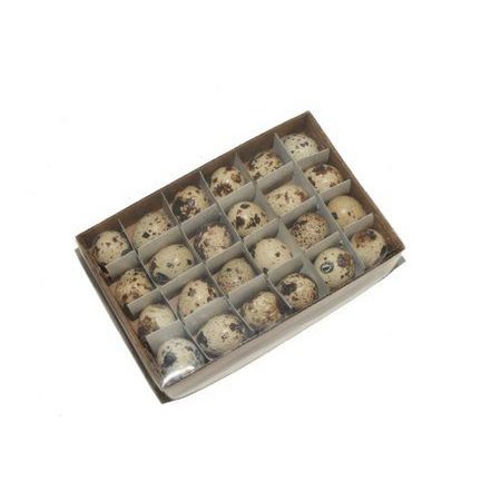 Huevos de codorniz, 24 piezas/caja, natural
