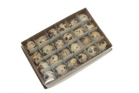 Huevos de codorniz, 24 piezas/caja, natural