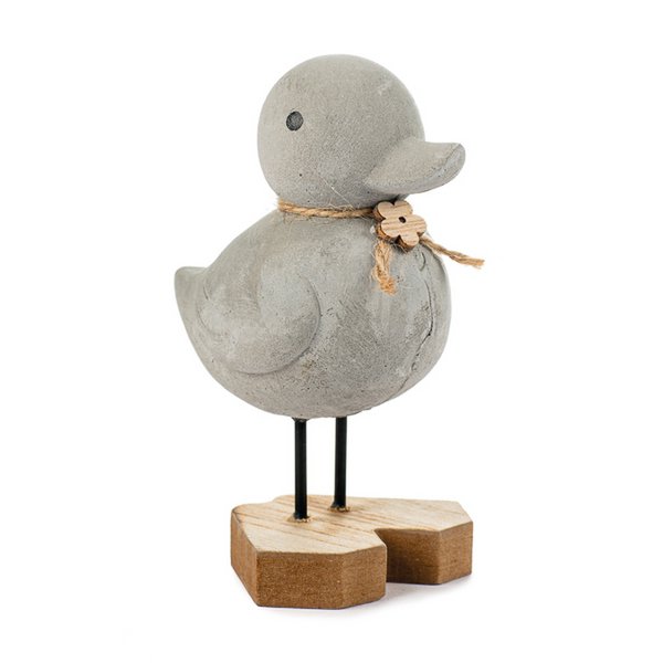 Pato con flor 13 cm PU 8