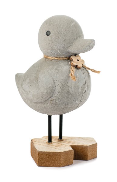Pato con flor 13 cm PU 8
