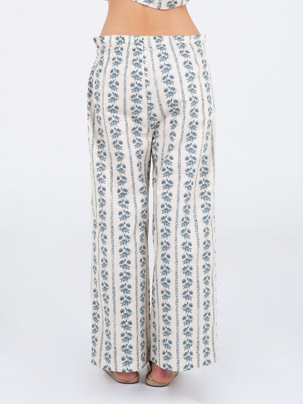 Tribeca Flower Print Pants