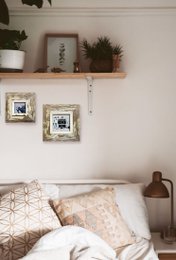 Fotografie - Samenstelling van 2 teruggewonnen houten lijsten