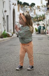 Jogging pants summer peach