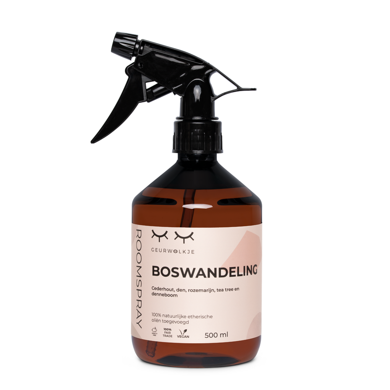 Boswandeling - Geurwolkje® Roomspray - 500 ml - Adviesprijs €24,95