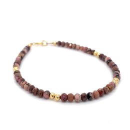 Armbånd Rhodonite ædelsten