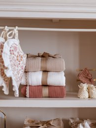 Baby Swaddle / Triple Layer Muslin - Elfenben