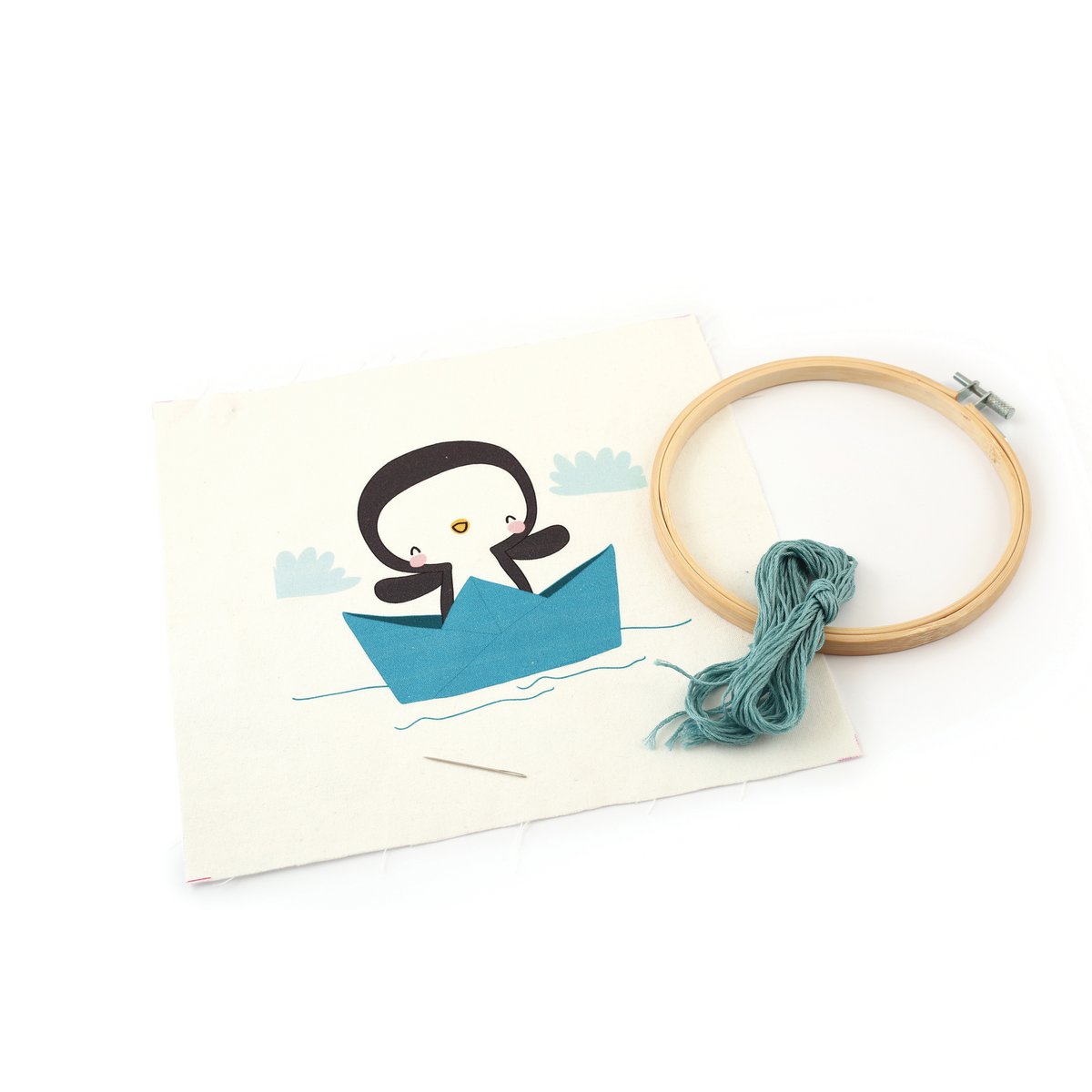 EMBROIDERY SET CAP'TAIN PENGUIN