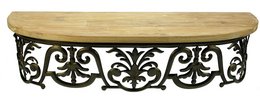 Vægkonsol Ornament oval 60x19x14cm
