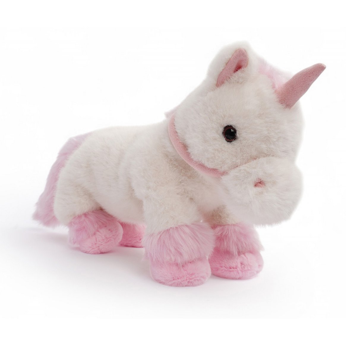 Peluche One Love - Spirito Unicorno Bianco e Rosa