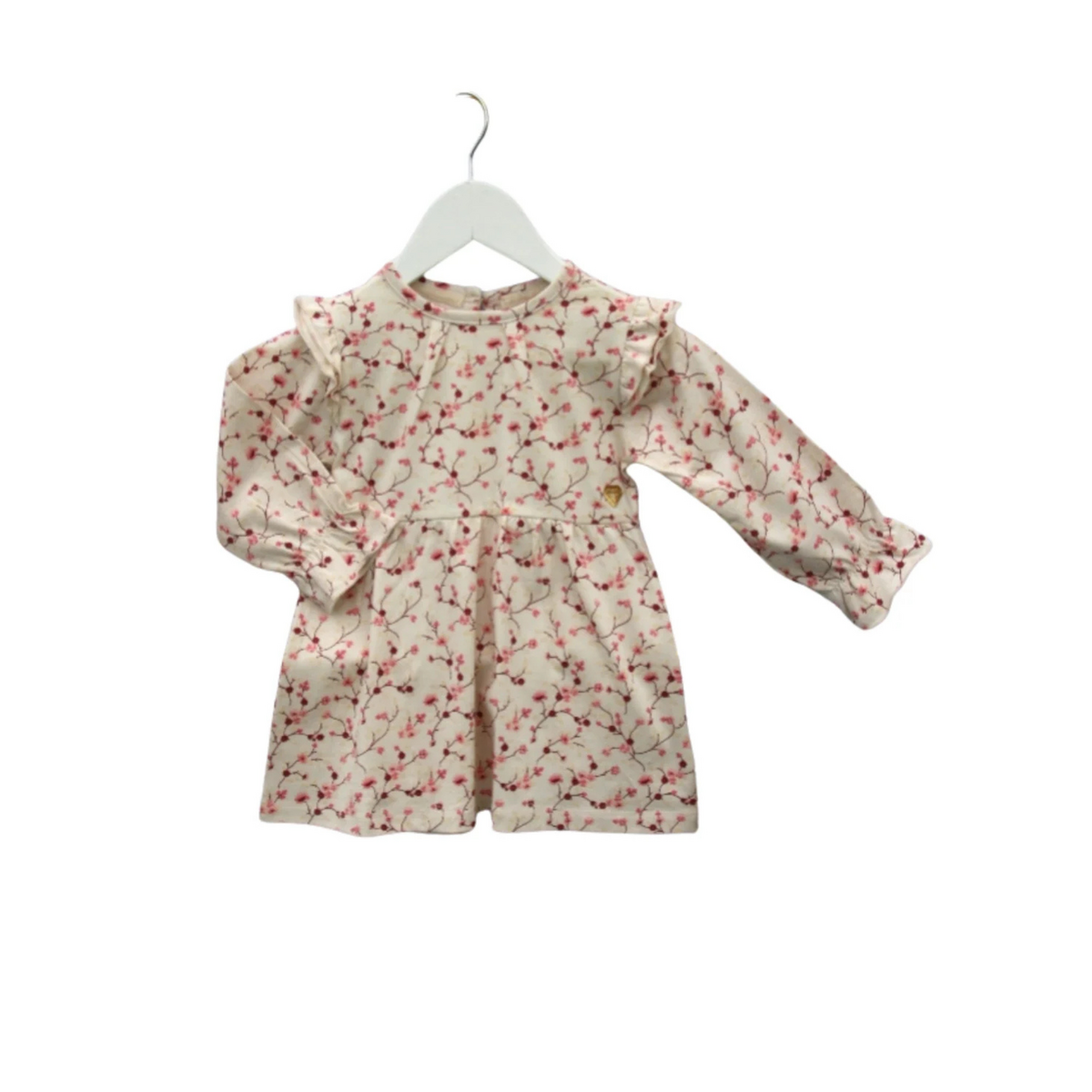 Little Chiq Babyjurkje met Ruffles – Floral All-Over Print – Luxe Baby Mode