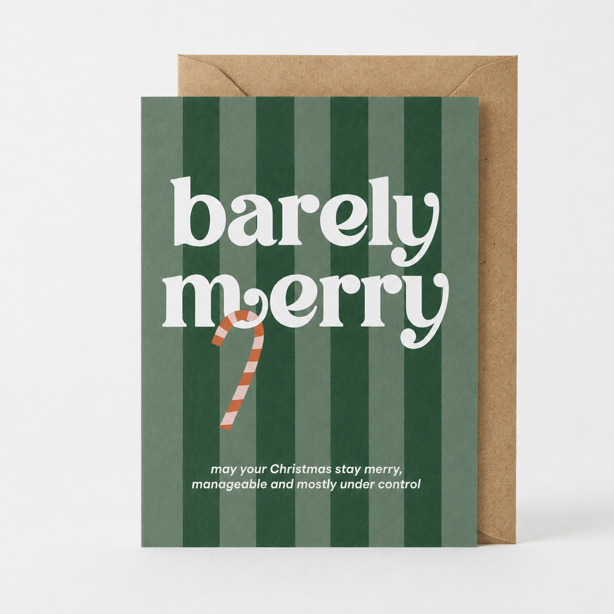 Kaum fröhliche Karte, Weihnachtskarte A6