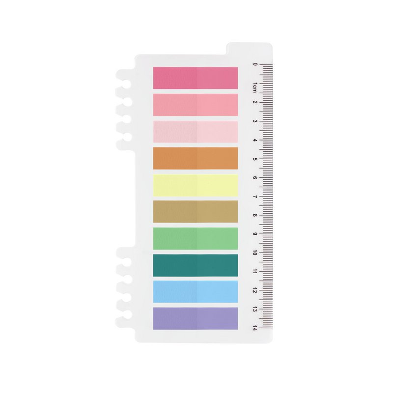 Prism Garden | Transparent Sticky Notes by Ordinate | Aesthetic Book Annotation Tabs | Minimal Desk Productivity Tool for Calm & Creative Workspaces