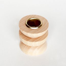 Totem Holzkerzenhalter - Kurz Nº 4