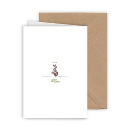 Poultry Christmas Card, Greeting Card, Holiday Card 12,3 x 17,5 cm