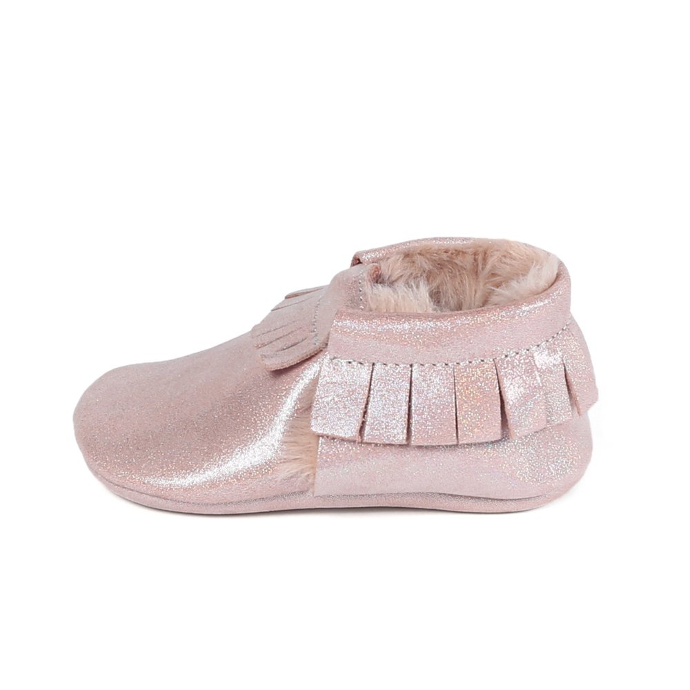 Babyschuhe Mokassins aus weichem Leder