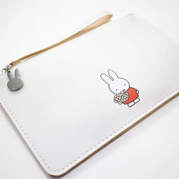 Miffy Flowers Pouch (Beige) I Collection ©Mercis