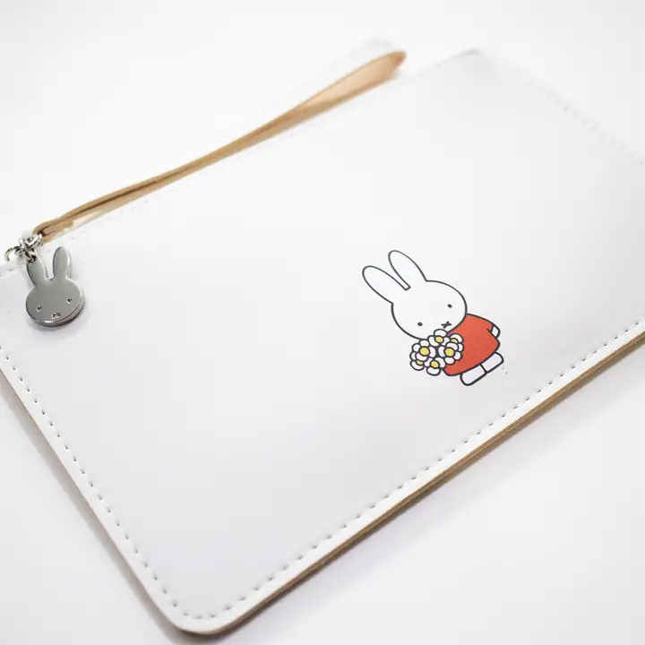 Miffy Flowers Pouch (Beige) I Collection ©Mercis