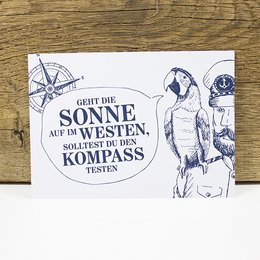 Ansichtkaart Captain's Wisdom II