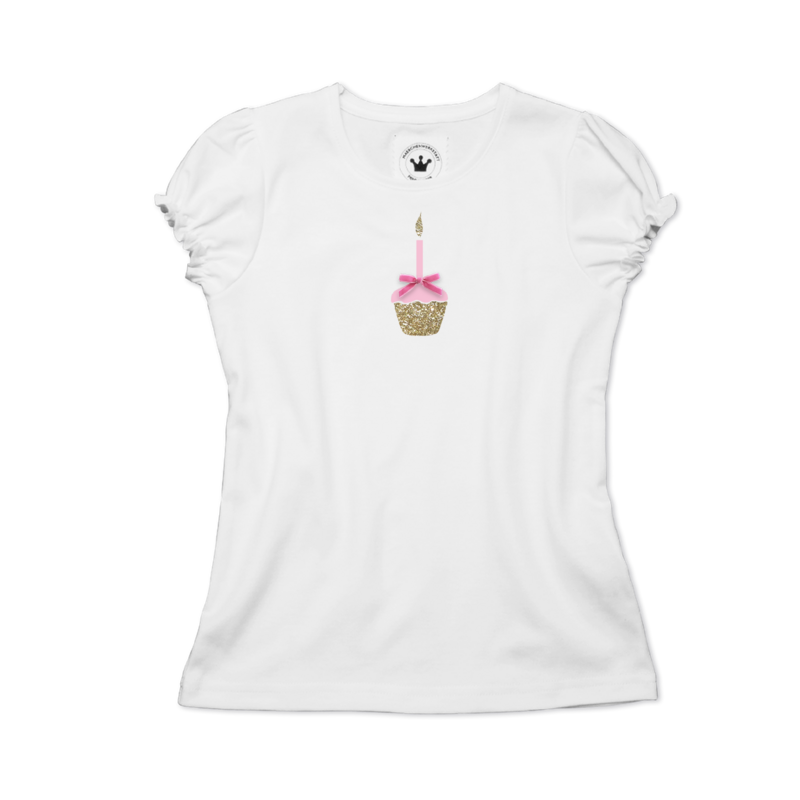 Girls T-Shirt Happy Birthday