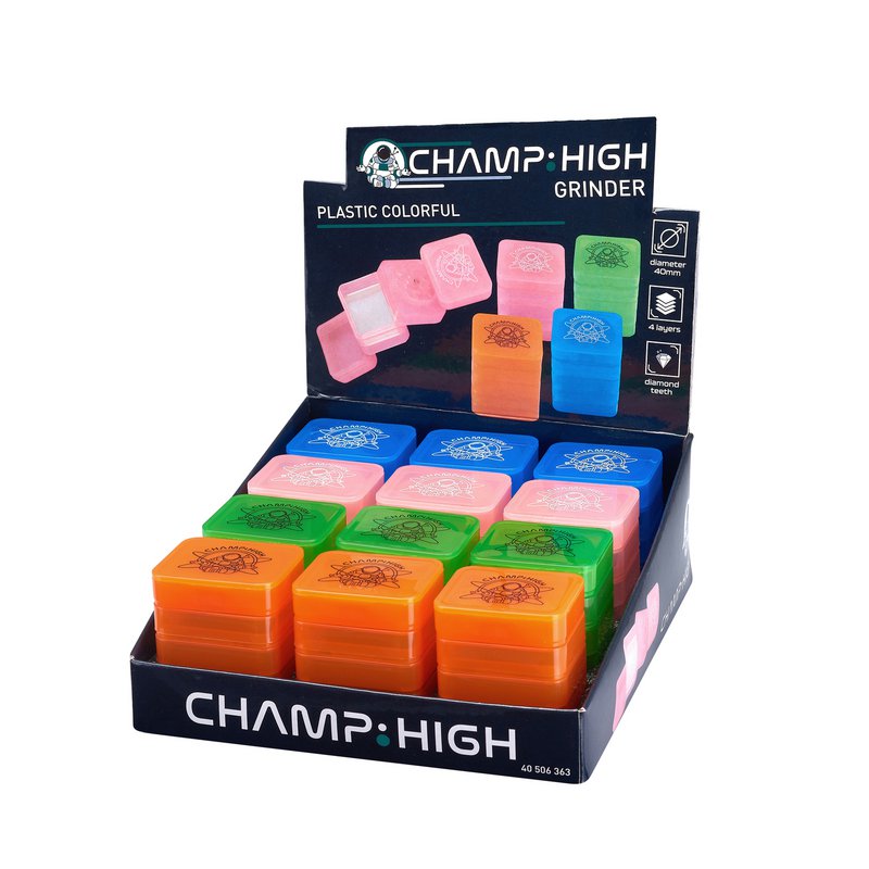 Colored plastic tile