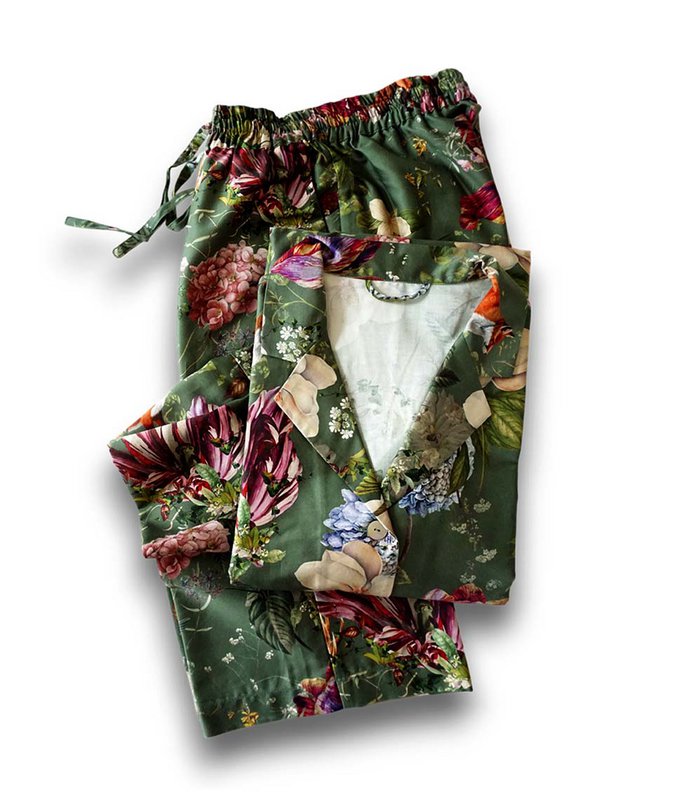 Pyjama (long) Magic Garden Moss
