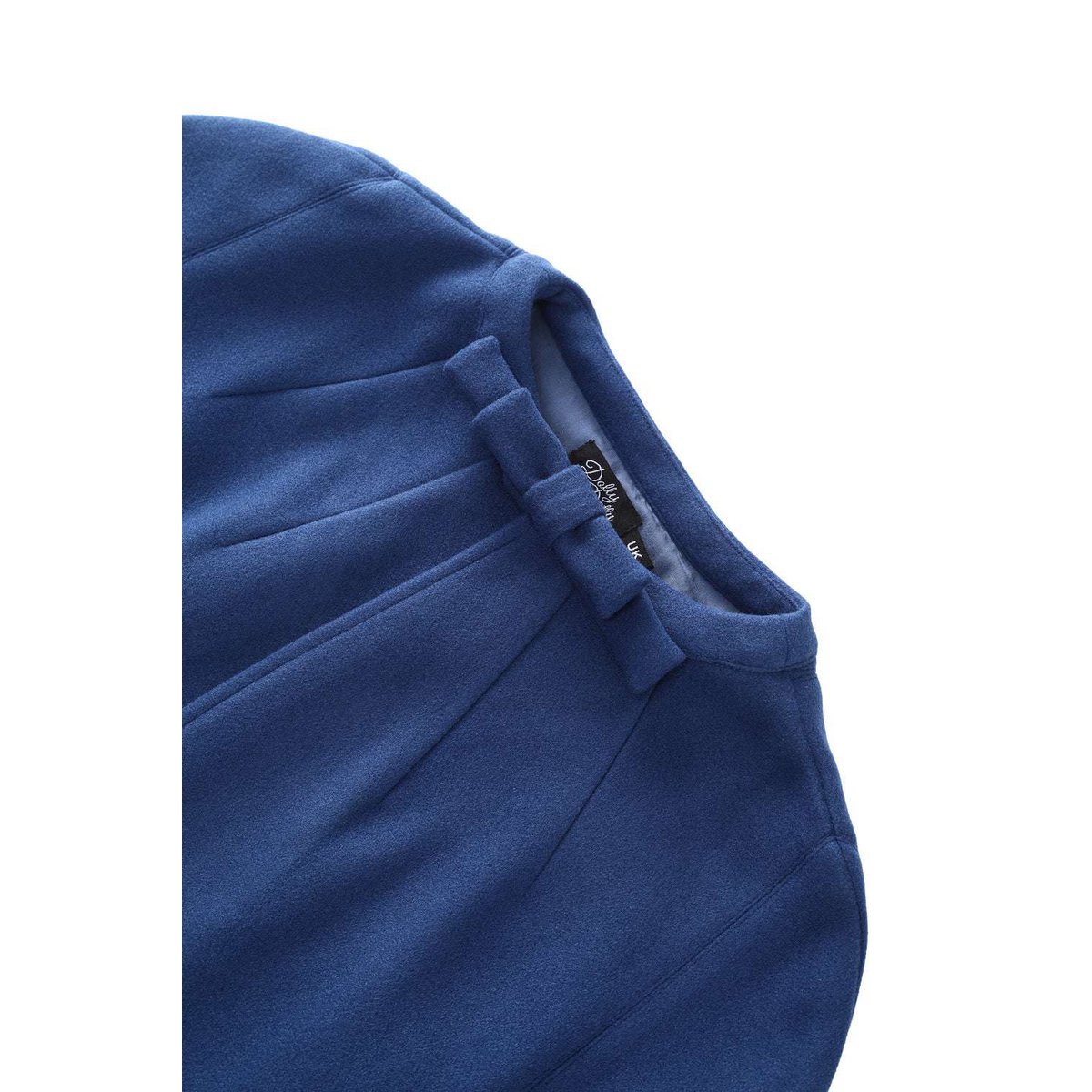 UE Stock Sabrina Blue Blue Vintage Comfy Cape wzrusznie ramionami