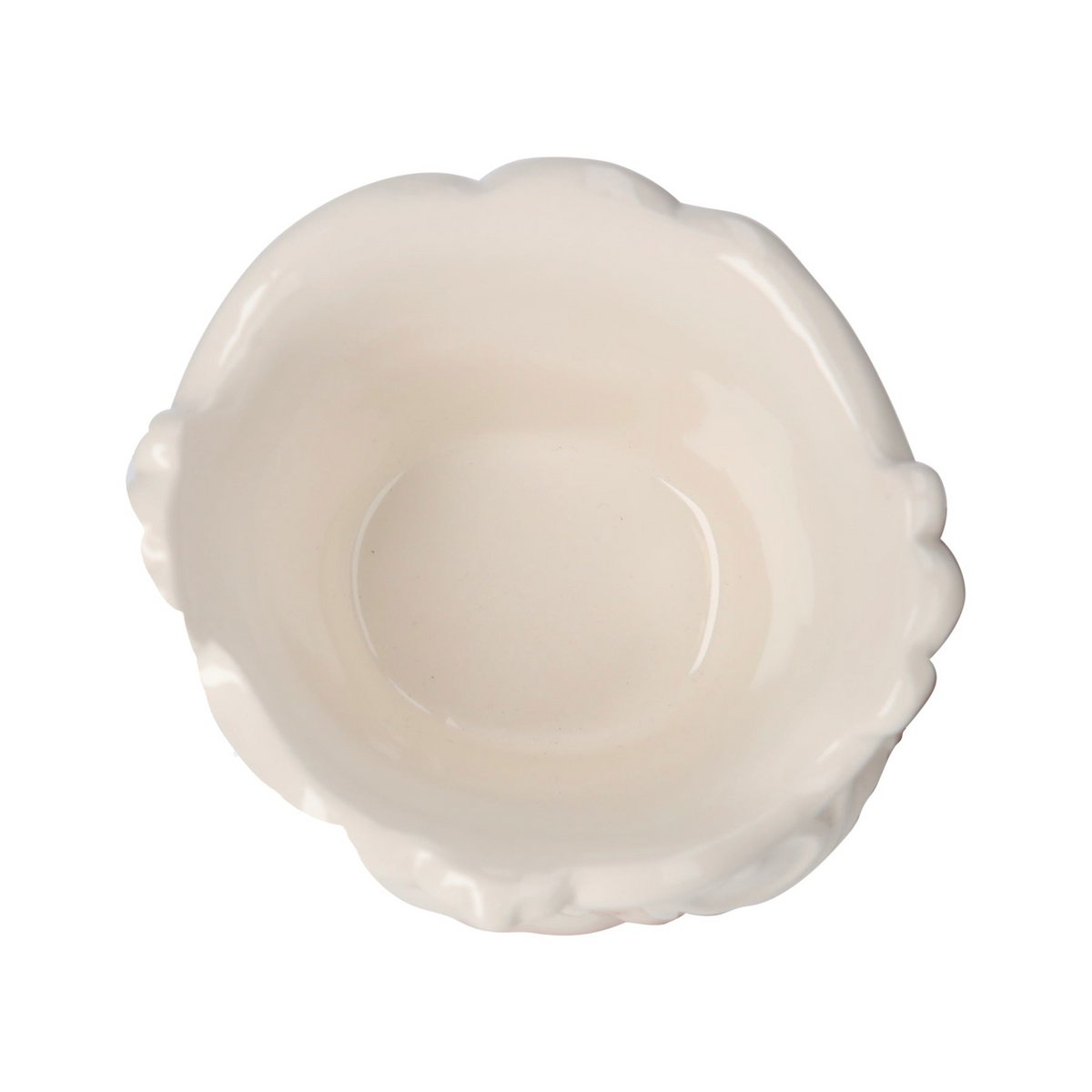 Weiße Männerkopfvase aus Keramik, hergestellt in Italien, H 20 x Ø 14 cm