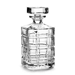 Glass Rect.Whiskey Decanter Tabletop Clr 21cm THETEL