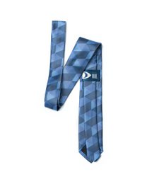 Rhombus Grey and Blue Tie | Recycled Polyester GRS