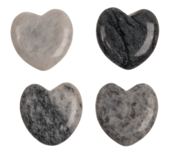 Natural Stone Heart, Worry Hearts,