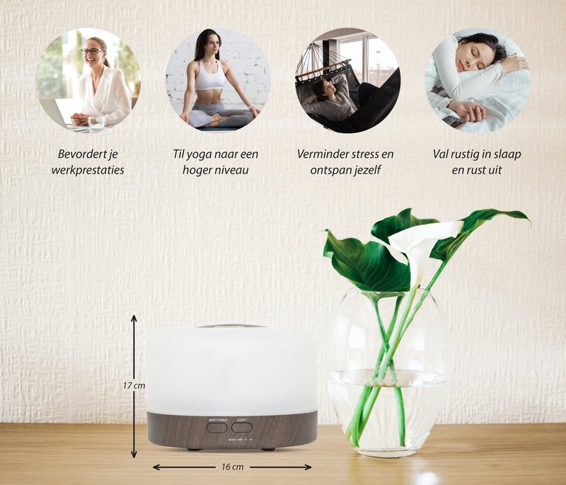 Happiness Pro - Legno Scuro - Diffusore di Aromi
