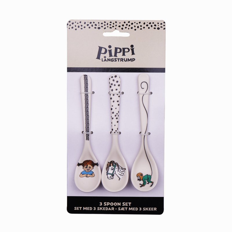 Pippi - Spoon Set - 3pcs - Trend