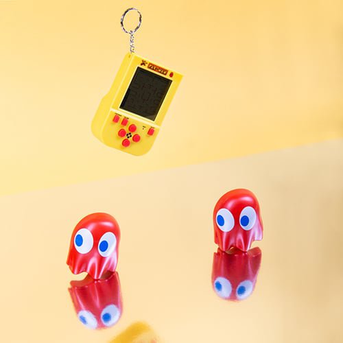 Pac-Man - ordinateur de poche de jeu rétro (porte-clés)