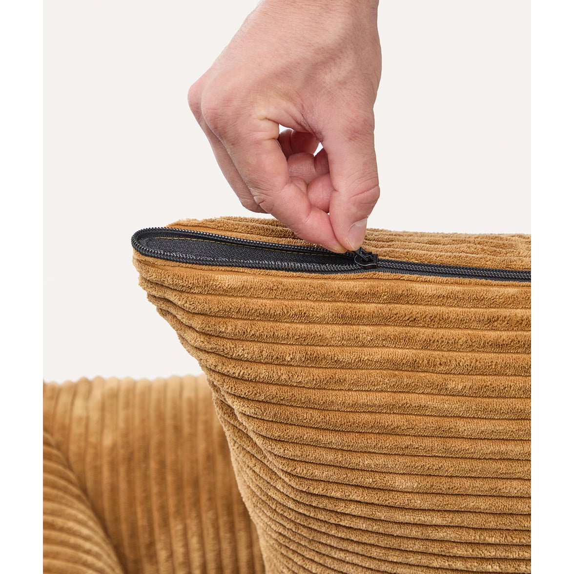 Mustard Corduroy Dog Bed, Snozy