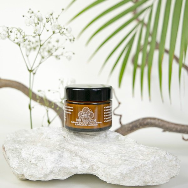 Hyaluron Anti Aging Creme I Algen Creme I Green tea I Gesichtskonturen I Parakresse