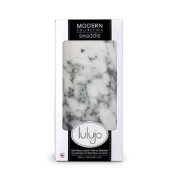 Lulujo swaddle bamboo 120x120 - Marble