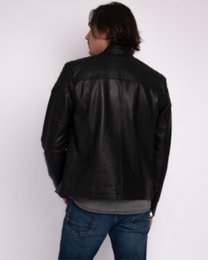 Hobbs │ Veste de moto en cuir masculin