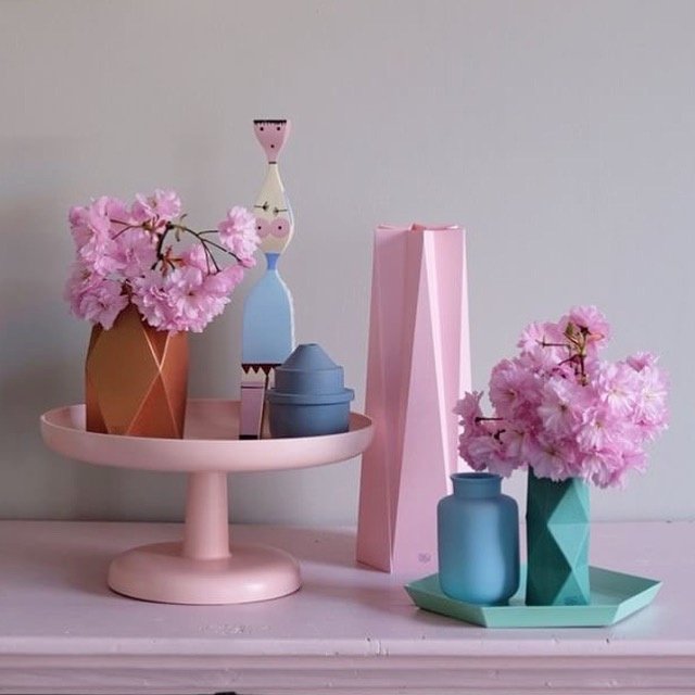 Kaart & Vaas in één - Groot - Blushing Pink