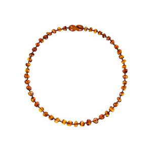 Bernsteinkette Kind - Cognac - 32 cm