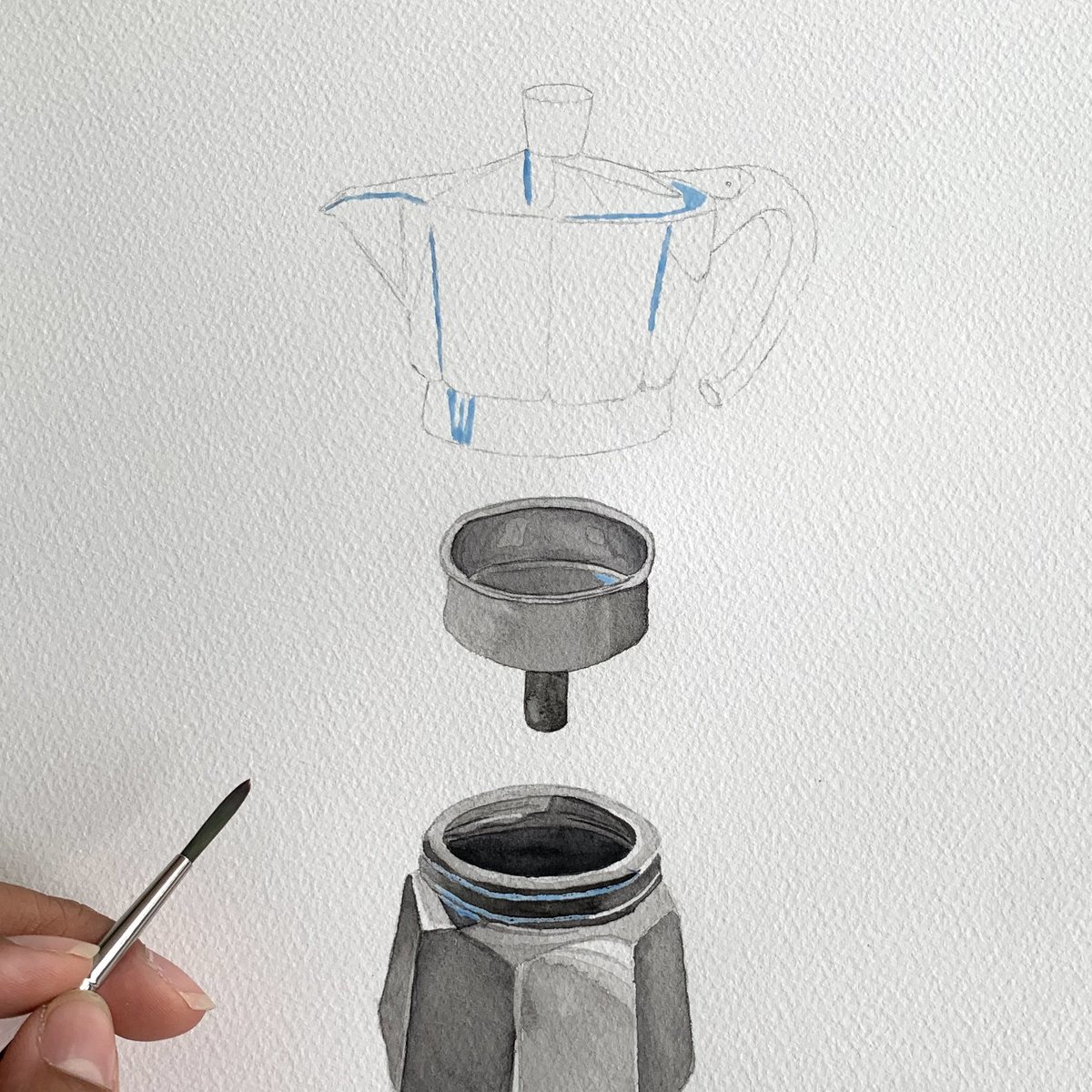 Postkarte "Coffee?" Moka