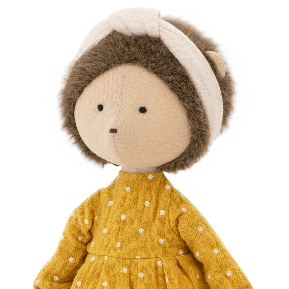 Peluche en coton, Cotti Motti, Emmy le hérisson (30cm)