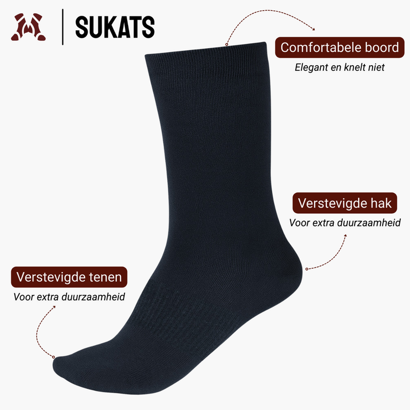 Skarpety z wełny Merino Sukats® 4 lub 8 par | Skarpety wełniane | Bez szwu | Wiele kolorów i rozmiarów
