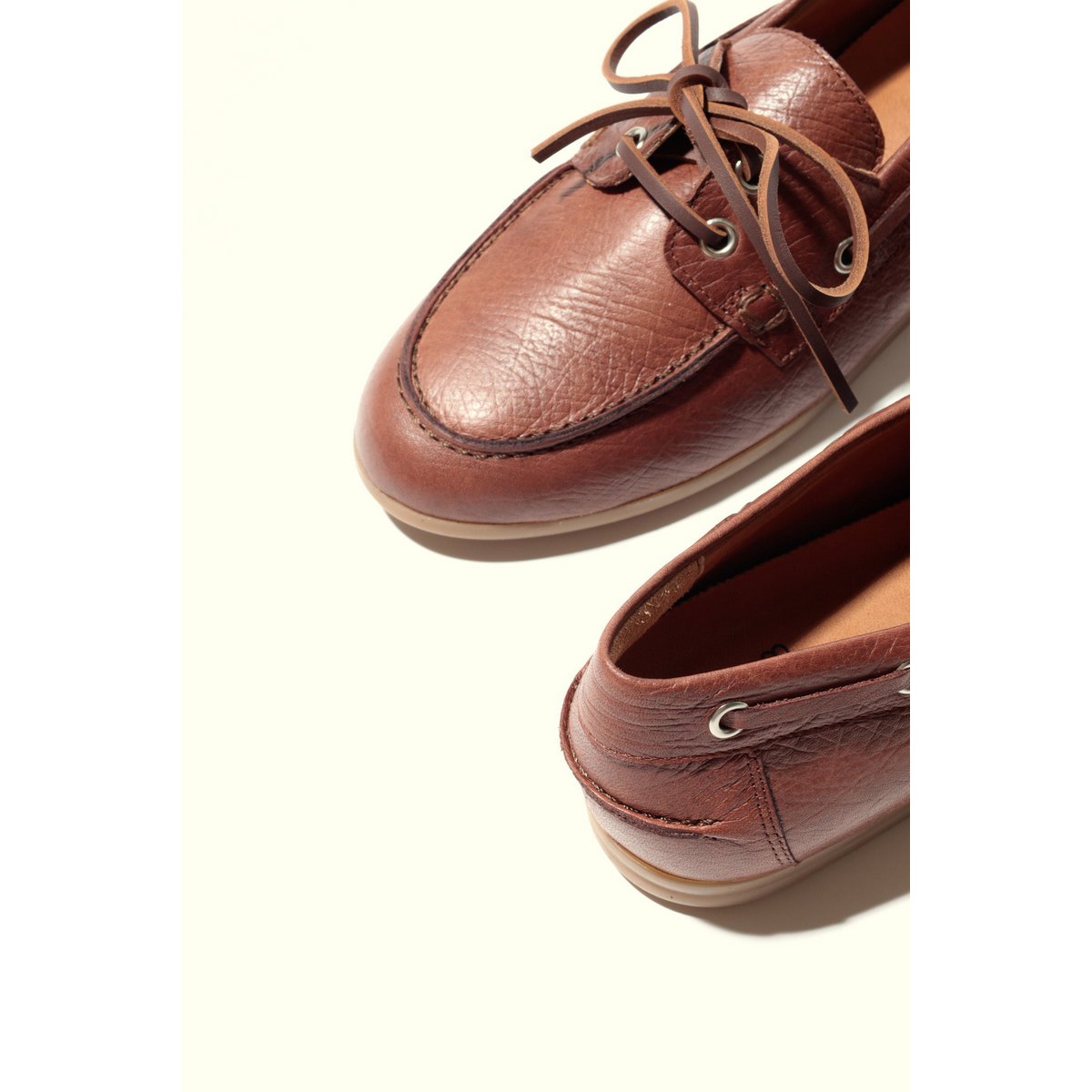 KAI BRUIN – Leren bootschoenen