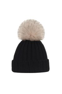 OLLO BABY hat – 100% merino wool – black