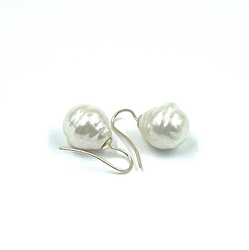 Pendientes de perlas barrocas