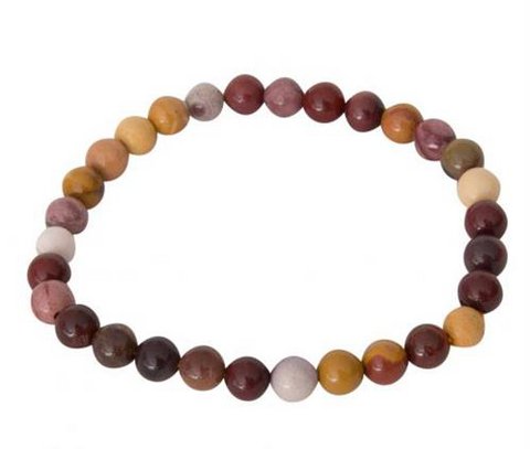 Bracelet Beaded Mookaite 8 mm